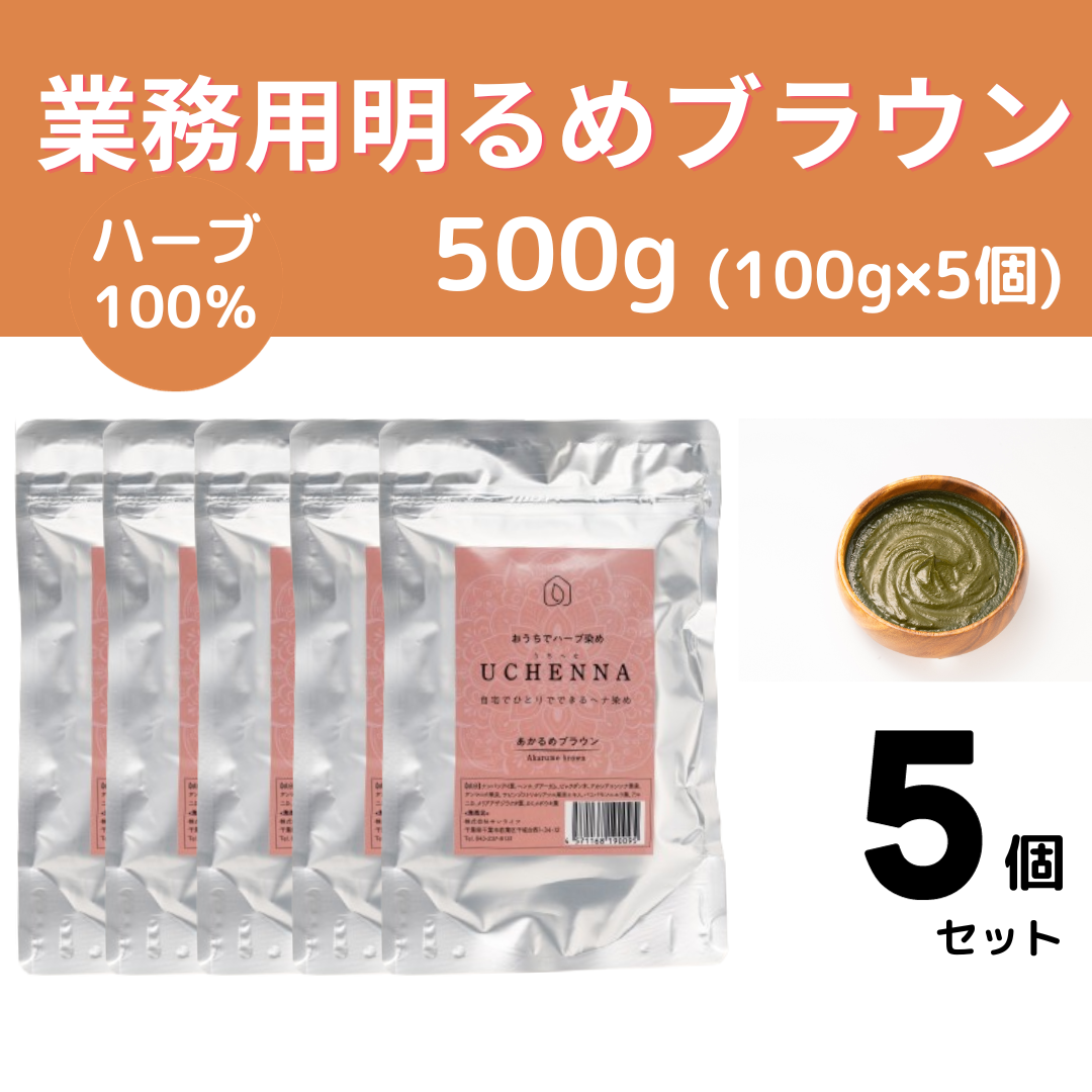 業務用あかるめブラウン500g（100g×5個）